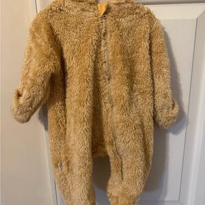Fuzzy Baby Bear Jumpsuit
